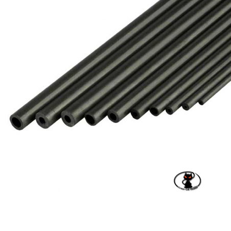 709061 Carbon fiber tube external diameter 3x1,5x1000 mm