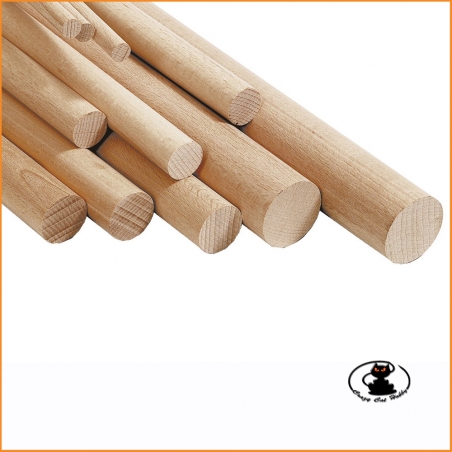 230283 Beech wood rods ø 3 x 1000 mm