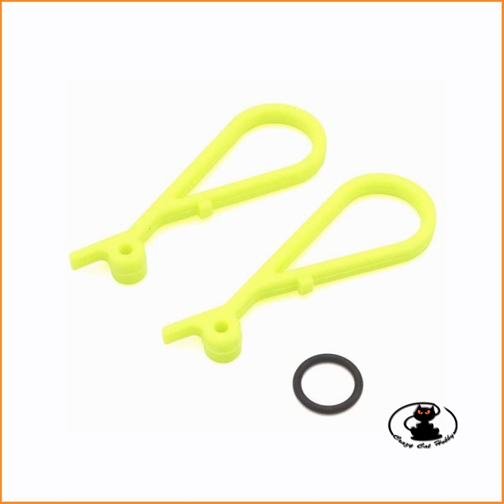 IF444-02KY Fluorescent Yellow Fuel Tank Lever Mp10 Mp9 Kyosho