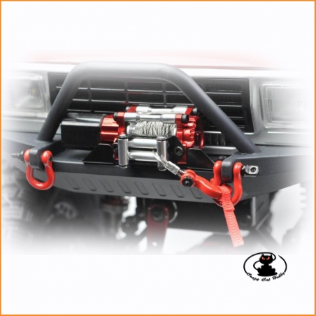 Winch for 1:10 Scaler, made in aluminum CNC, with control unit for waterproof RX - Cross Rc RCW-10