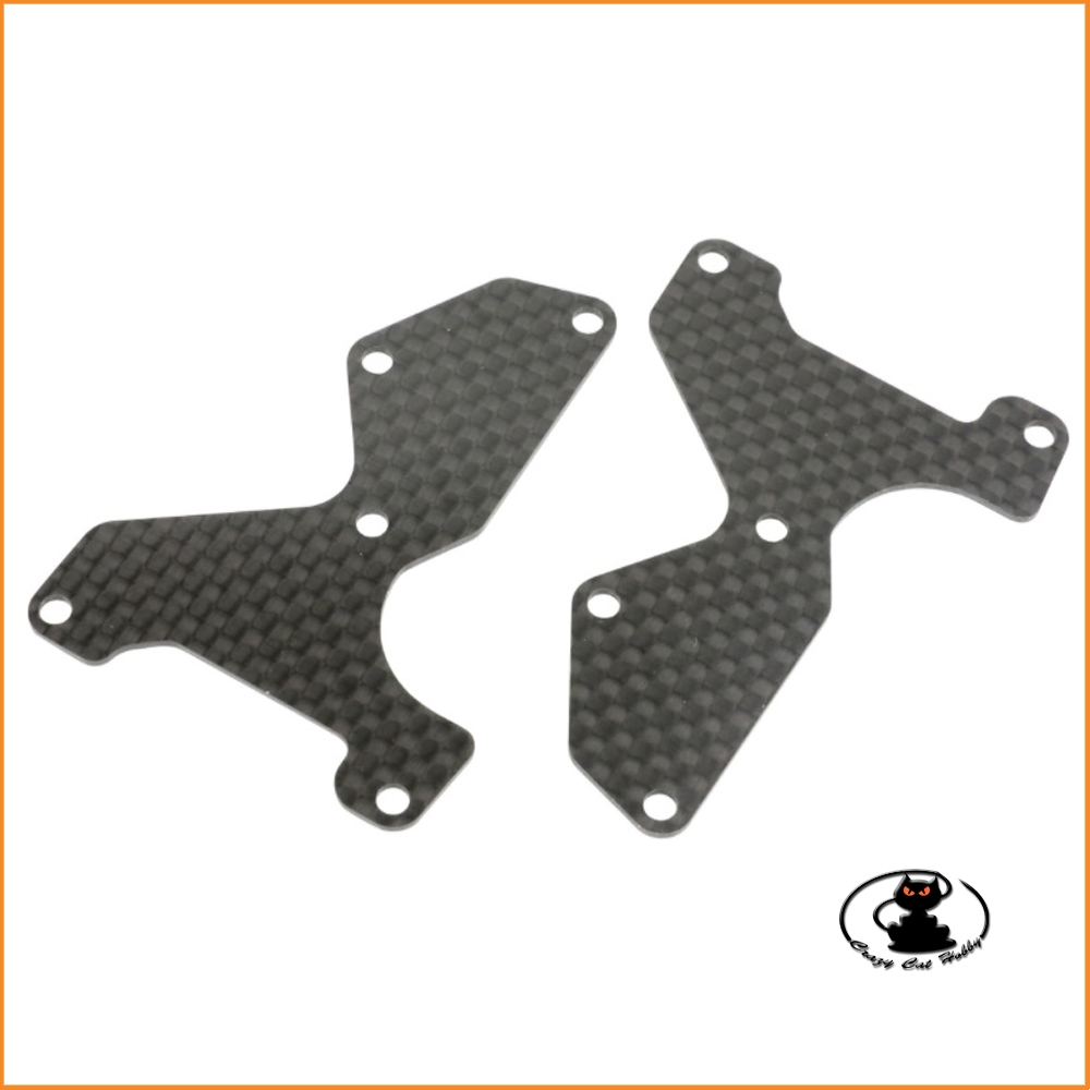 E2155 Front Lower Arm Hardner Plate CFRP 1.2 mm MBX8 - MUGEN