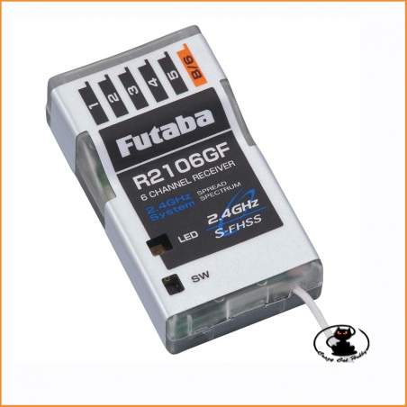 Futaba R2106GFB 2.4GHz S-FHSS/FHSS 6 canali ricevente per slow e park flyers