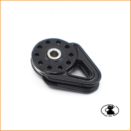 Carrucola in Metallo per Verricello Nera Yeah Racing - YA-0460BK