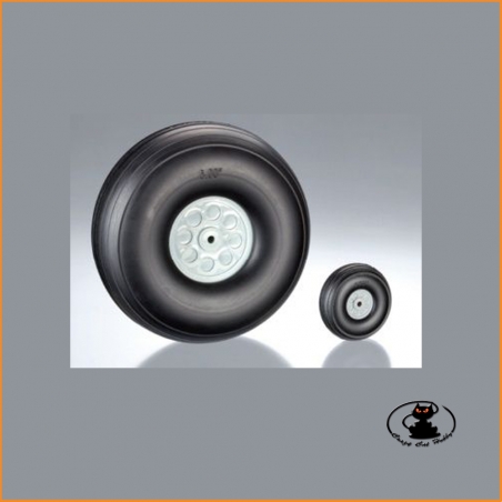 Wheels with Polyurethane Tires 89 mm (2 pz) - aXes 113524