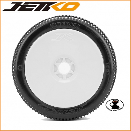 Gomme Jetko 1:8 Sting Super Soft Incollate ( 1 coppia ) JK1001SSRW