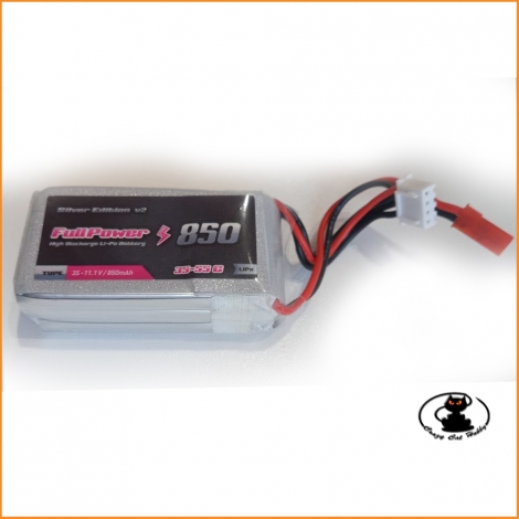 Lipo Battery 3S 850 Mah 35C FullPower V2 - BEC - 447677