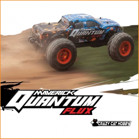 MAVERICK QUANTUM FLUX 80A BRUSHLESS MONSTER TRUCK 4WD 1/10 - BASHING