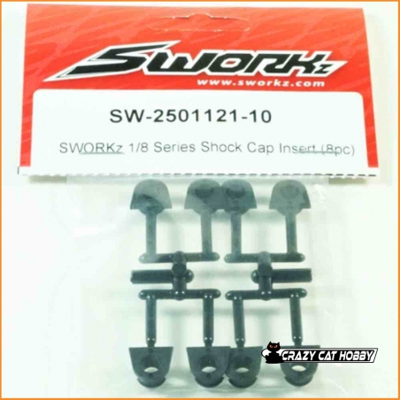 SW-2501121-10 BOCCOLE TAPPI AMMORTIZZATORI SWORKz SERIE 1/8 ( 8 P.ZI ) - 4710345177959