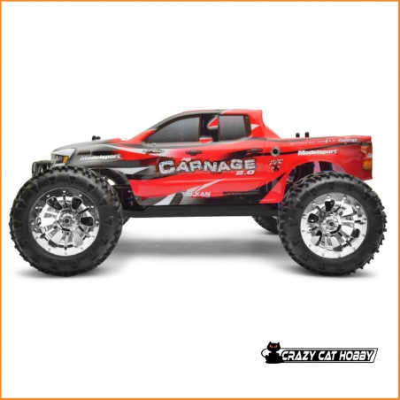 MONSTER TRUCK CARNAGE 2.0 FTX 1:10 RTR - COLORE ROSSO