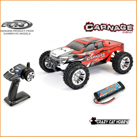 MONSTER TRUCK CARNAGE 2.0 FTX 1:10 RTR - COLORE ROSSO