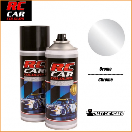 RC CAR COLOURS - VERNICE SPRAY POLICARBONATO LEXAN CROMO ( CROMATURA )- 150ml - RCC940 - 5412966229404