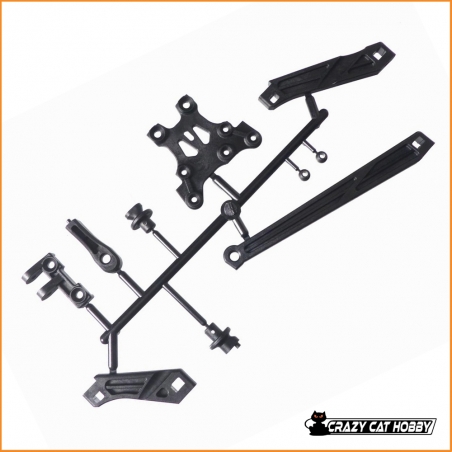 E2148 SET SUPPORTI RINFORZI CENTRALI TENSIONE MBX8 MUGEN - 4944925036897