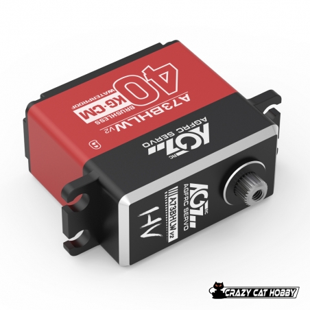 SERVO A73BHLW v2 AGF RC SERVO BRUSHLESS WP - 40 Kg - 6-8.4 v - 60° 0,100 - A73BHLW V2 - high torque