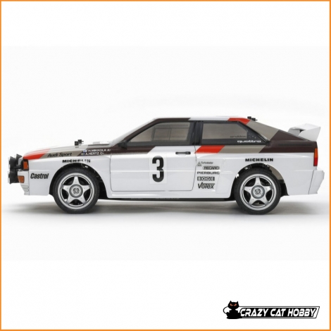 TAMIYA AUDI QUATTRO RALLYE A2 4WD ASSEMBLY KIT ESC and ENGINE INCLUDED (TT-02 Chassis) 58667