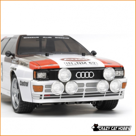 TAMIYA AUDI QUATTRO RALLYE A2 4WD ASSEMBLY KIT ESC and ENGINE INCLUDED (TT-02 Chassis) 58667 - 4950344065899