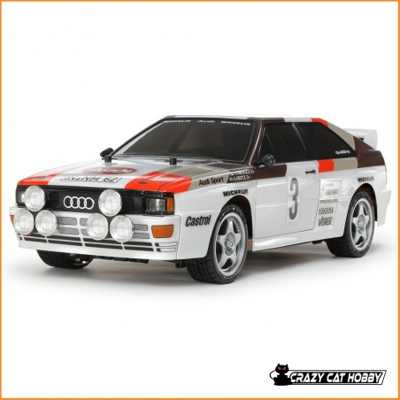 TAMIYA AUDI QUATTRO RALLYE A2 4WD KIT DA MONTARE ( Telaio TT-02 ) 58667 - 4950344065899