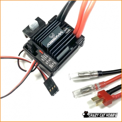 ESC PER MOTORI A SPAZZOLE  80A 2/3S DUAL MODE CRAWLER E RACE - ABSIMA - 210004V2 - 4250650956929