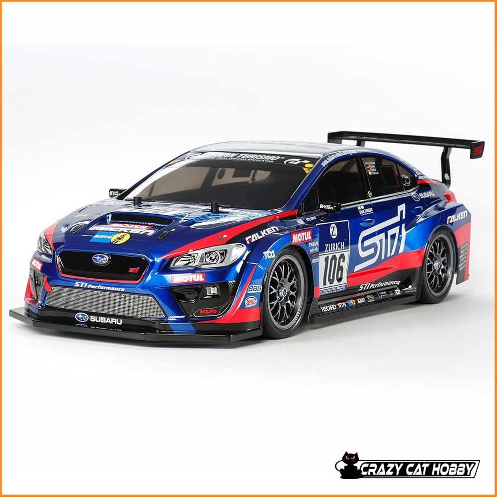 TAMIYA SUBARU WRX STI 4WD KIT DA MONTARE (TT-02) MOTORE INCLUSO 58645 - 4950344065776