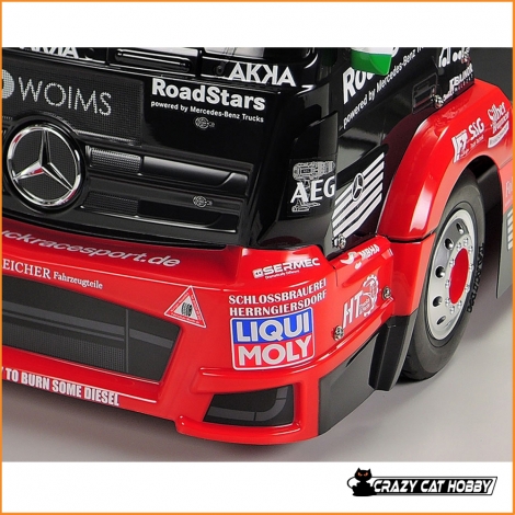 TAMIYA MERCEDES RACE TRUCK ACTROS MP4 (TT-01E) Electric Motor and ESC Included - 58683 - 4950344586837