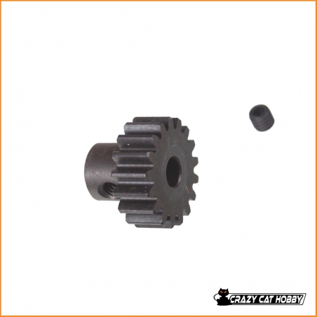 E0716 PIGNONE 17T MODULO 1 PER MOTORI BRUSHLESS ALBERO 5 mm - MUGEN -4944925023095