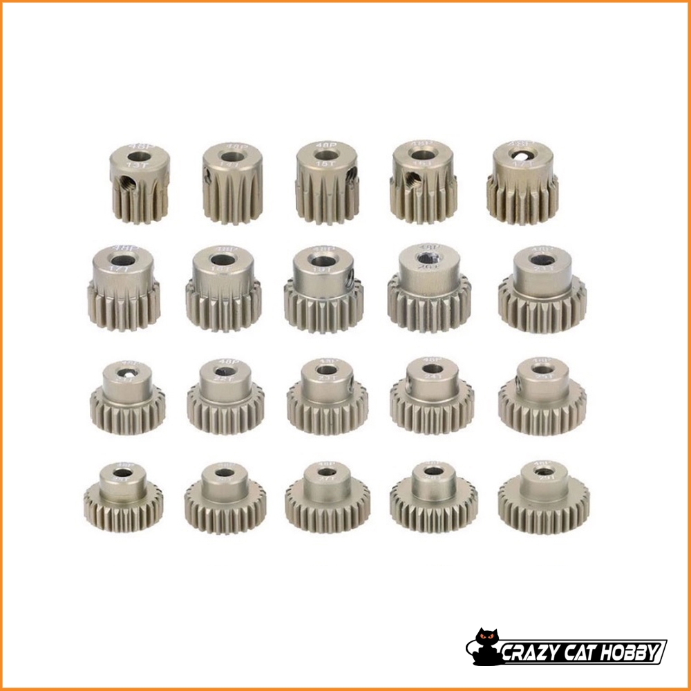 21T 48dp Aluminium Pinion - YEAH RACING 48021 - 2010652900151