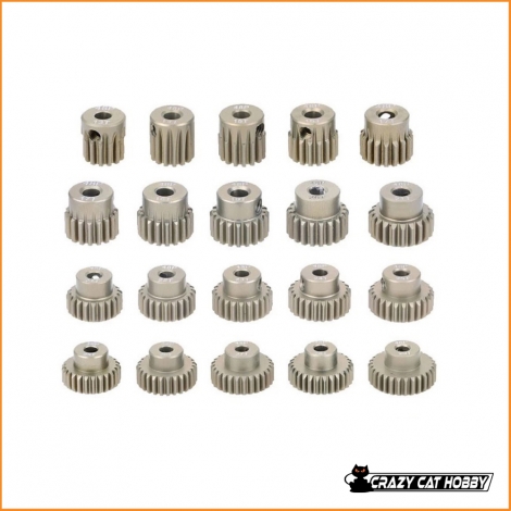 15T 48dp Aluminium Pinion - YEAH RACING 48015