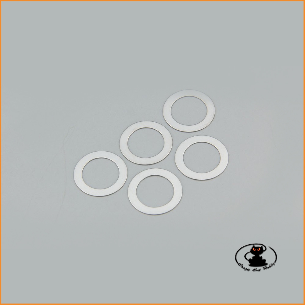 96773 Shim 8x12x0,2 - 5 pieces - 4548565109340 - Kyosho