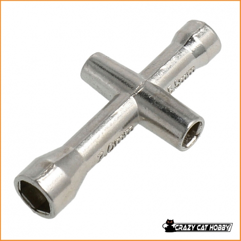 CHIAVE A TUBO MULTIPLA 4/5/5,5/7 MM - RA50372 - ROBITRONIC - 4046032093036