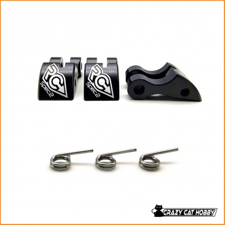 RC PROJECT 3 SHOES BLACK ( new version ) whit SPRING 0,95  33 mm - RCPJ-A101-Ø0.95 -7700000000644