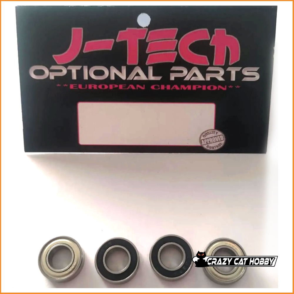 JT076 BEARINGS 5X11X4 MM SHIELDED STEEL/TEFLON - 1 PC - J-TECH