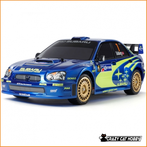 TAMIYA SUBARU IMPRESA WRX MEXICO 04  4WD KIT DA MONTARE (TT-01E) MOTORE INCLUSO TA47372