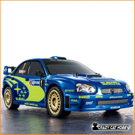 TAMIYA SUBARU IMPRESA WRX MEXICO 2004  4WD KIT DA MONTARE (TT-01E) MOTORE INCLUSO 47372