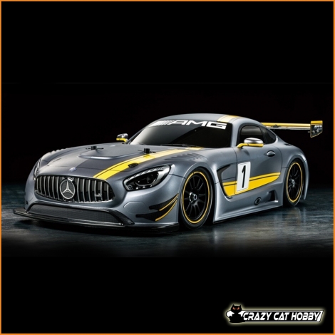 TAMIYA MERCEDES-AMG GT3  4WD KIT DA MONTARE (TT-02) MOTORE INCLUSO 58639 - 4950344586394