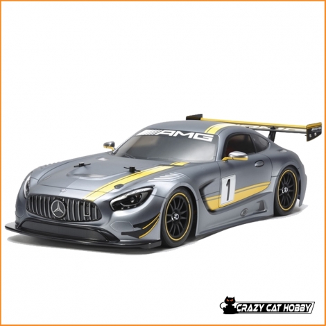 TAMIYA MERCEDES-AMG GT3  4WD KIT DA MONTARE (TT-02) MOTORE INCLUSO TA58639